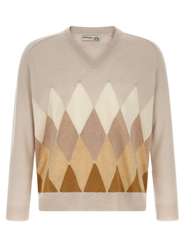 Ballantyne Beige Cashmere Cardigan