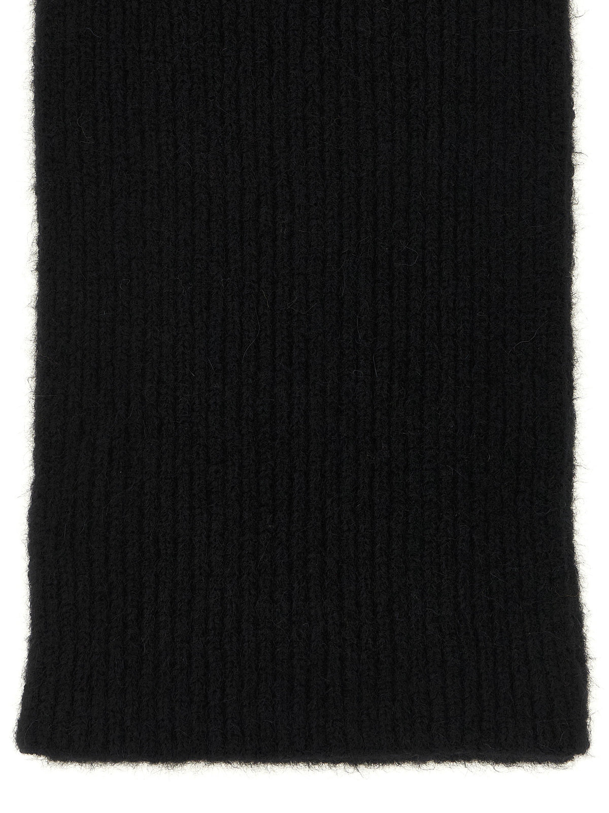 Dries Van Noten Schwarzer Woll-Foulard