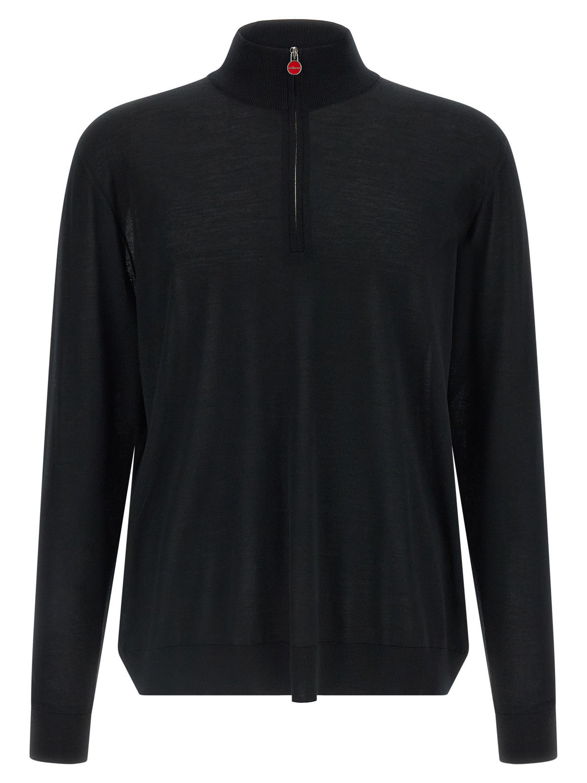 Kiton Schwarzer Wollcardigan