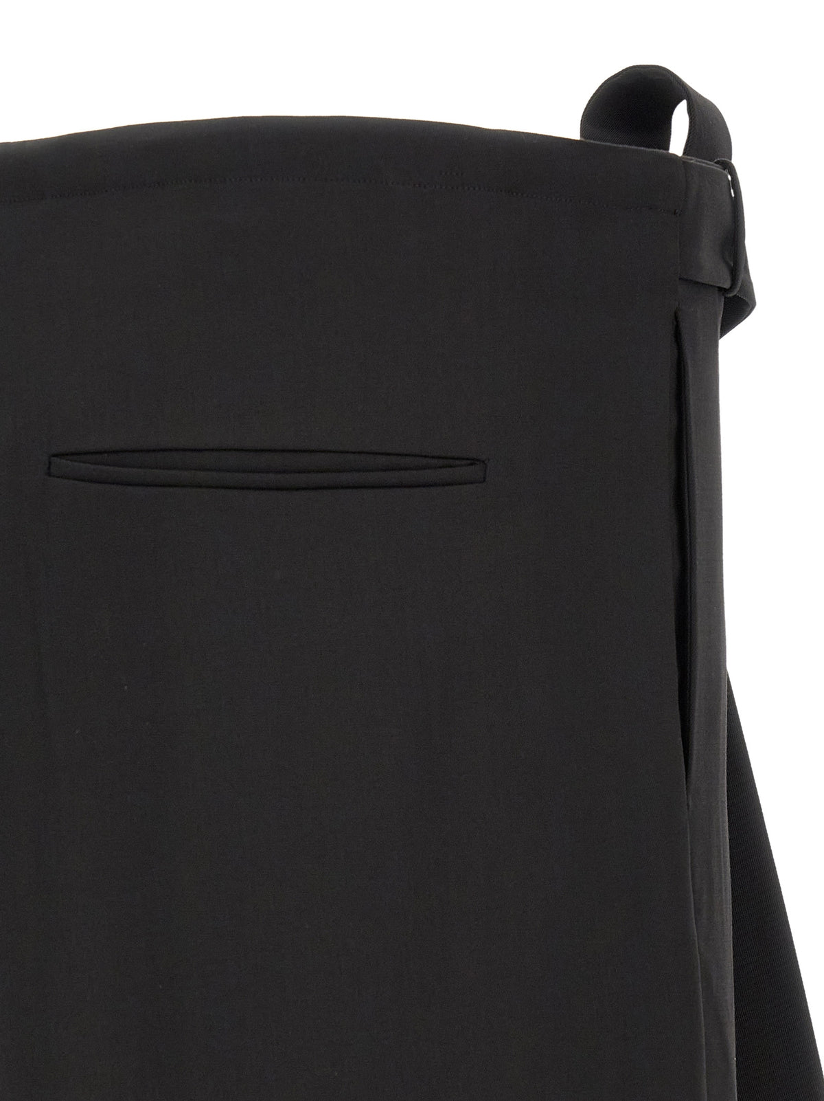Kiko Kostadinov Schwarze Hose aus reiner Schurwolle