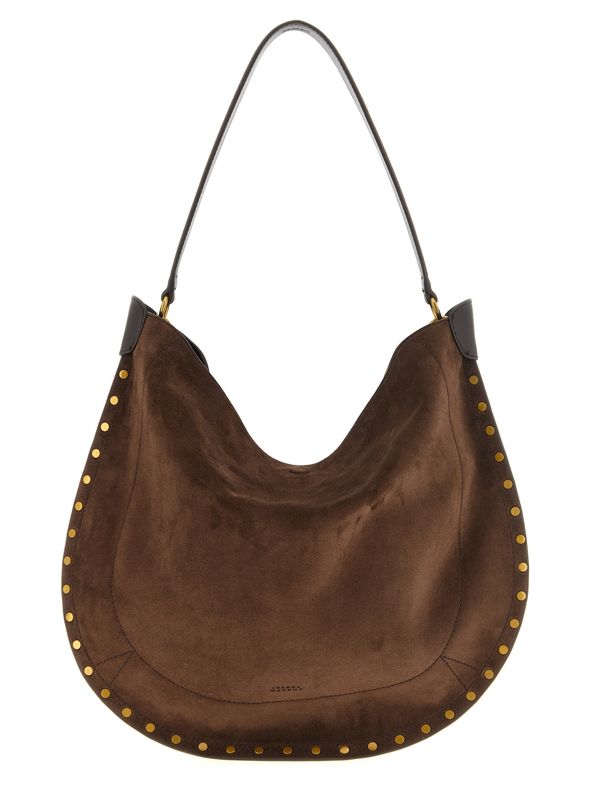 Isabel Marant Braune Schultertasche aus Rindsleder