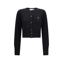 Vivienne Westwood Schwarzer Seiden-Cardigan