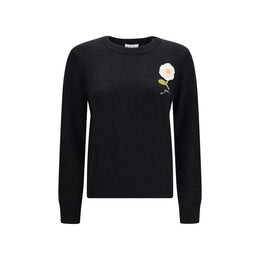 Ganni Pullover aus Wolle Oves Aries in Schwarz