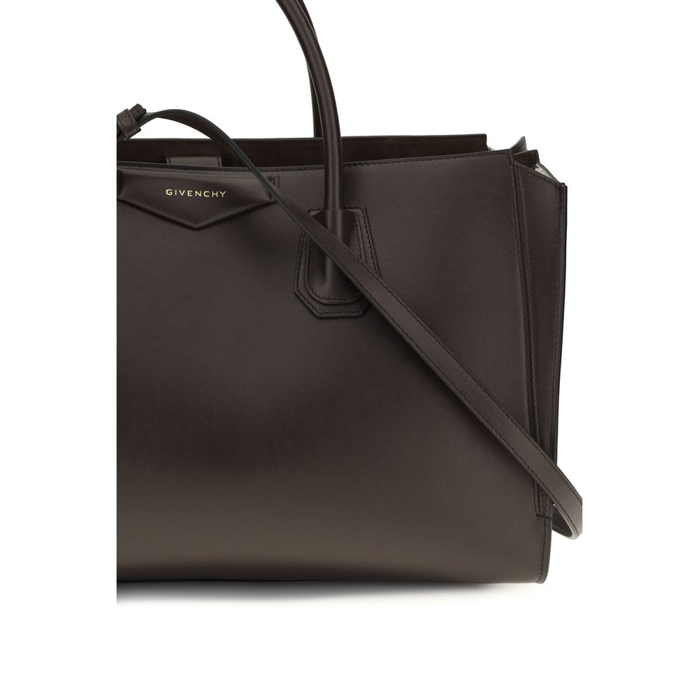 Givenchy Braune Kalbsleder Bos Taurus Schultertasche