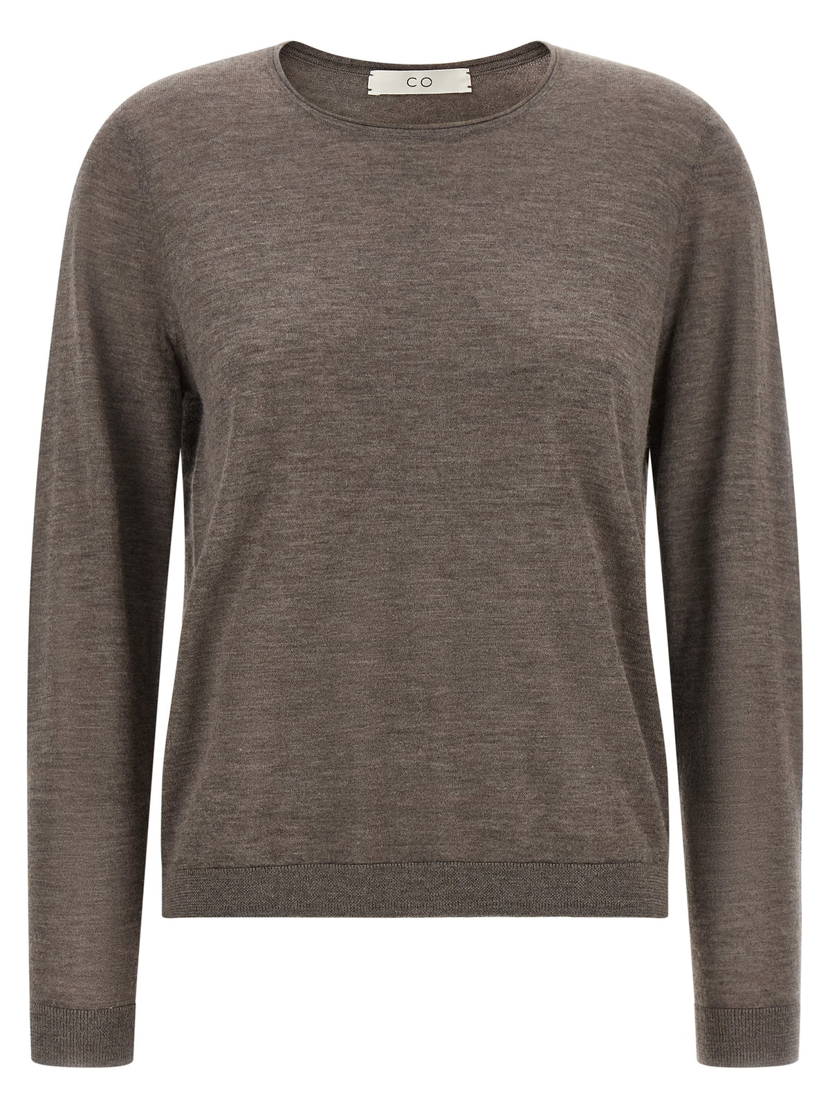 CO Brauner Kaschmir-Strickjacke