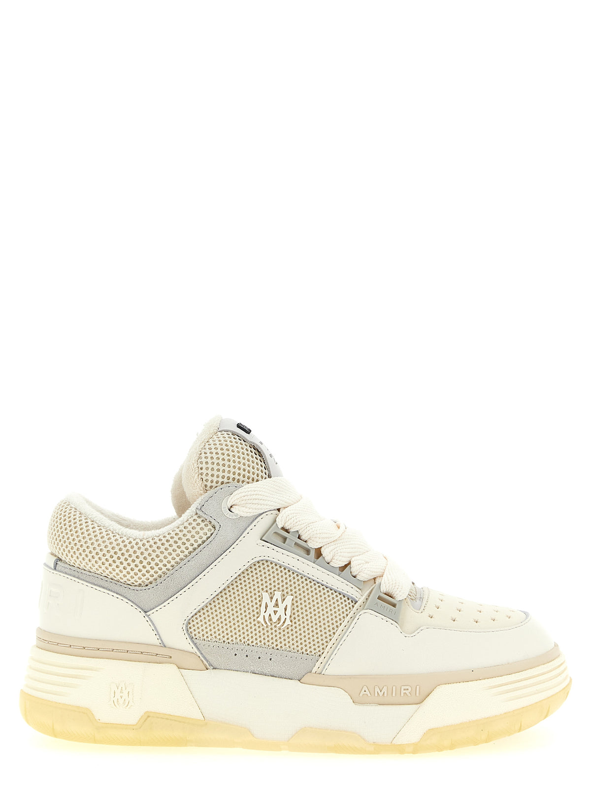 Amiri Weiße Kalbsleder Chunky Sneaker