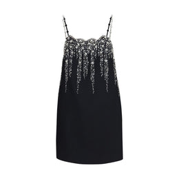 Valentino Garavani Schwarzes Wollkleid Oves Aries Cocktailkleid