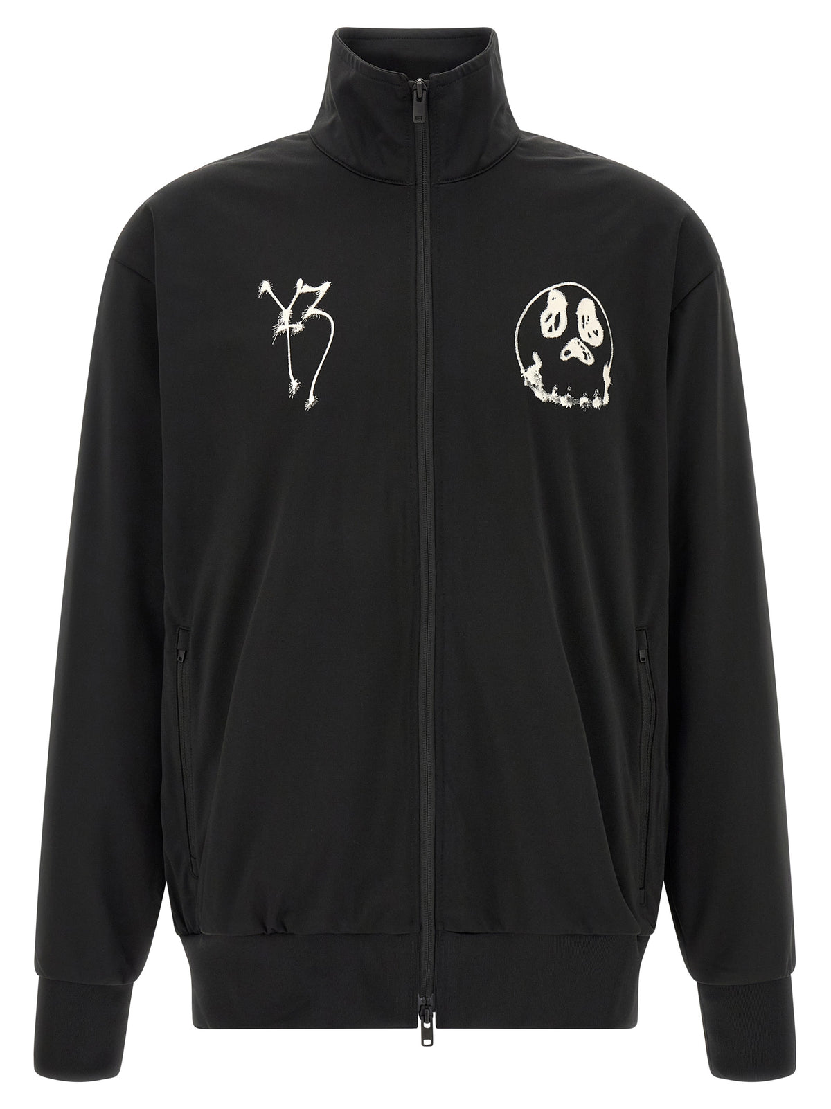 Y-3 Schwarzer Polyethylen-Pullover