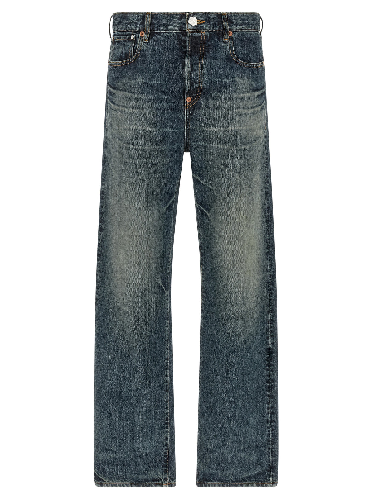 Kenzo Blaue Jeans aus Baumwolle im geraden Schnitt