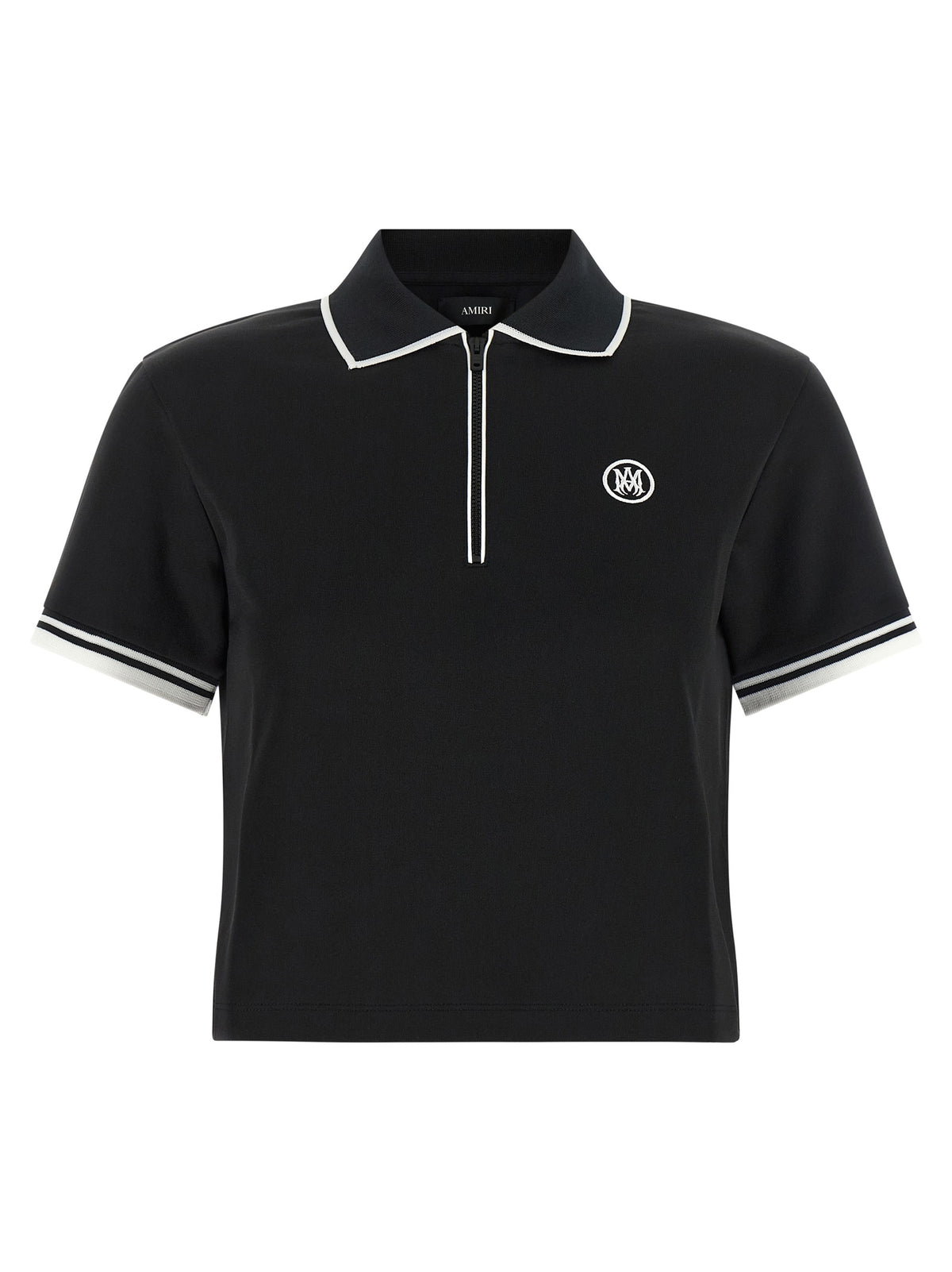 Amiri Schwarzes Poloshirt aus Polyester