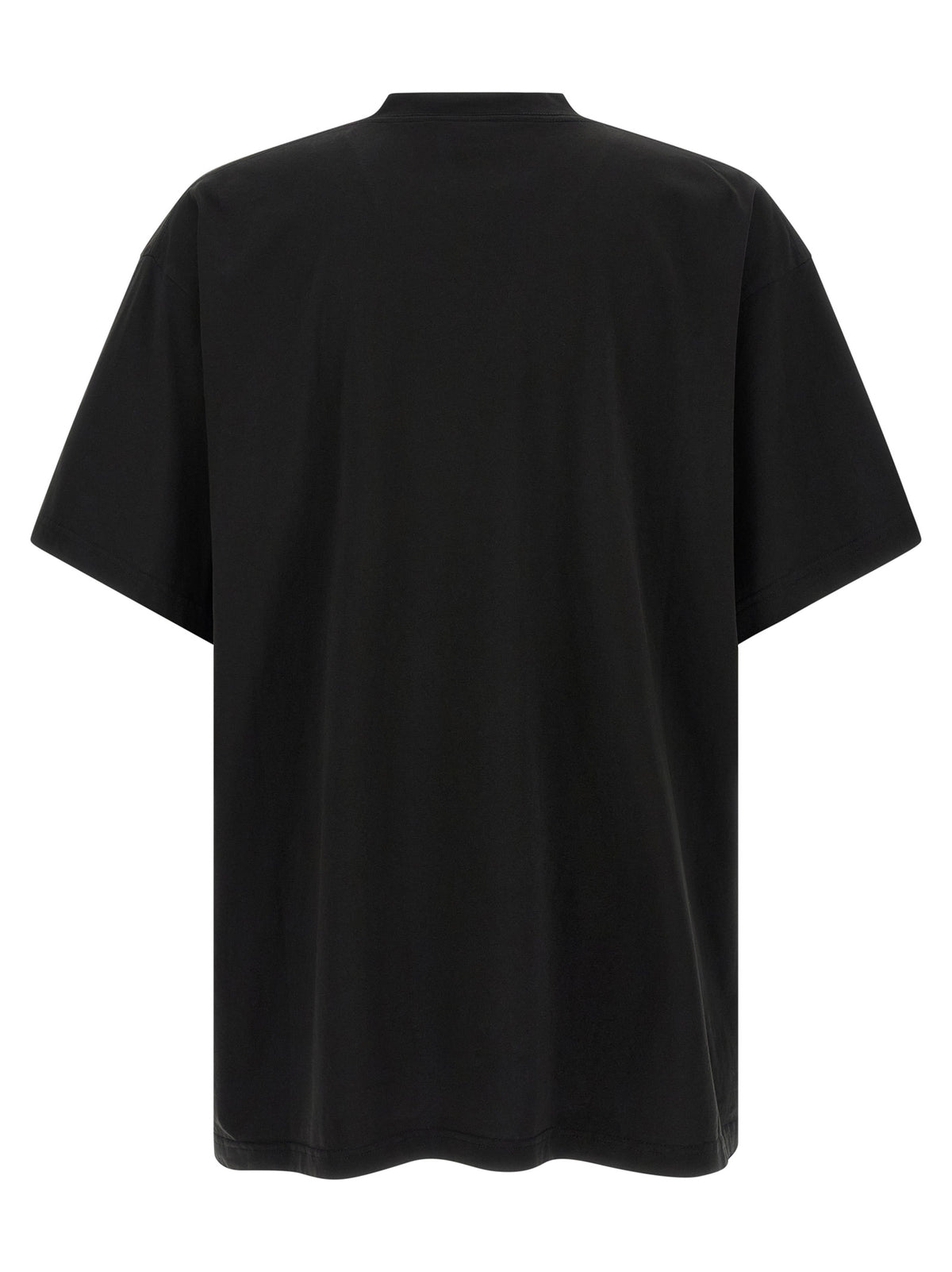 Balenciaga Schwarzes Baumwoll-T-Shirt