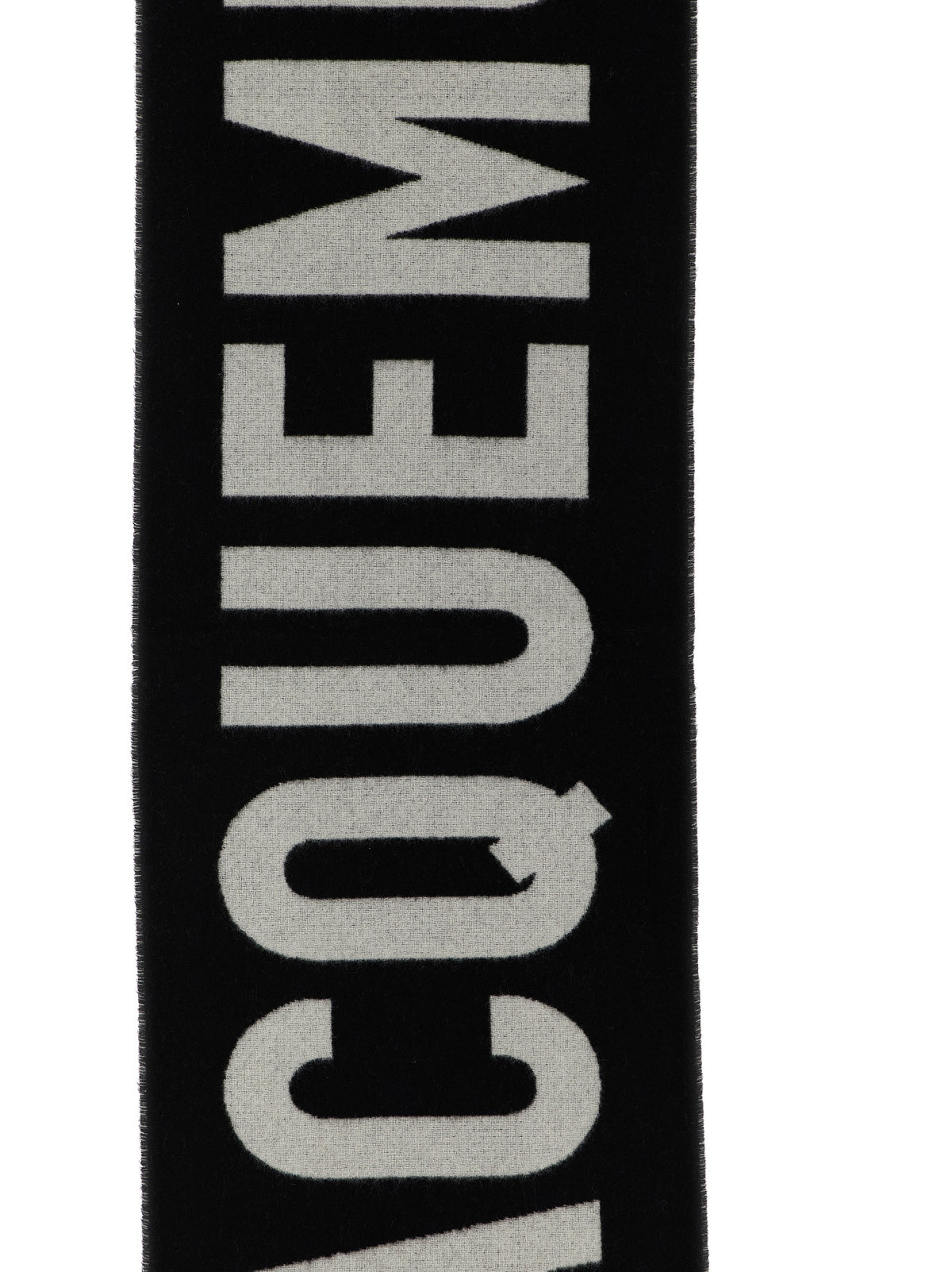 Jacquemus Schwarzer Woll-Foulard