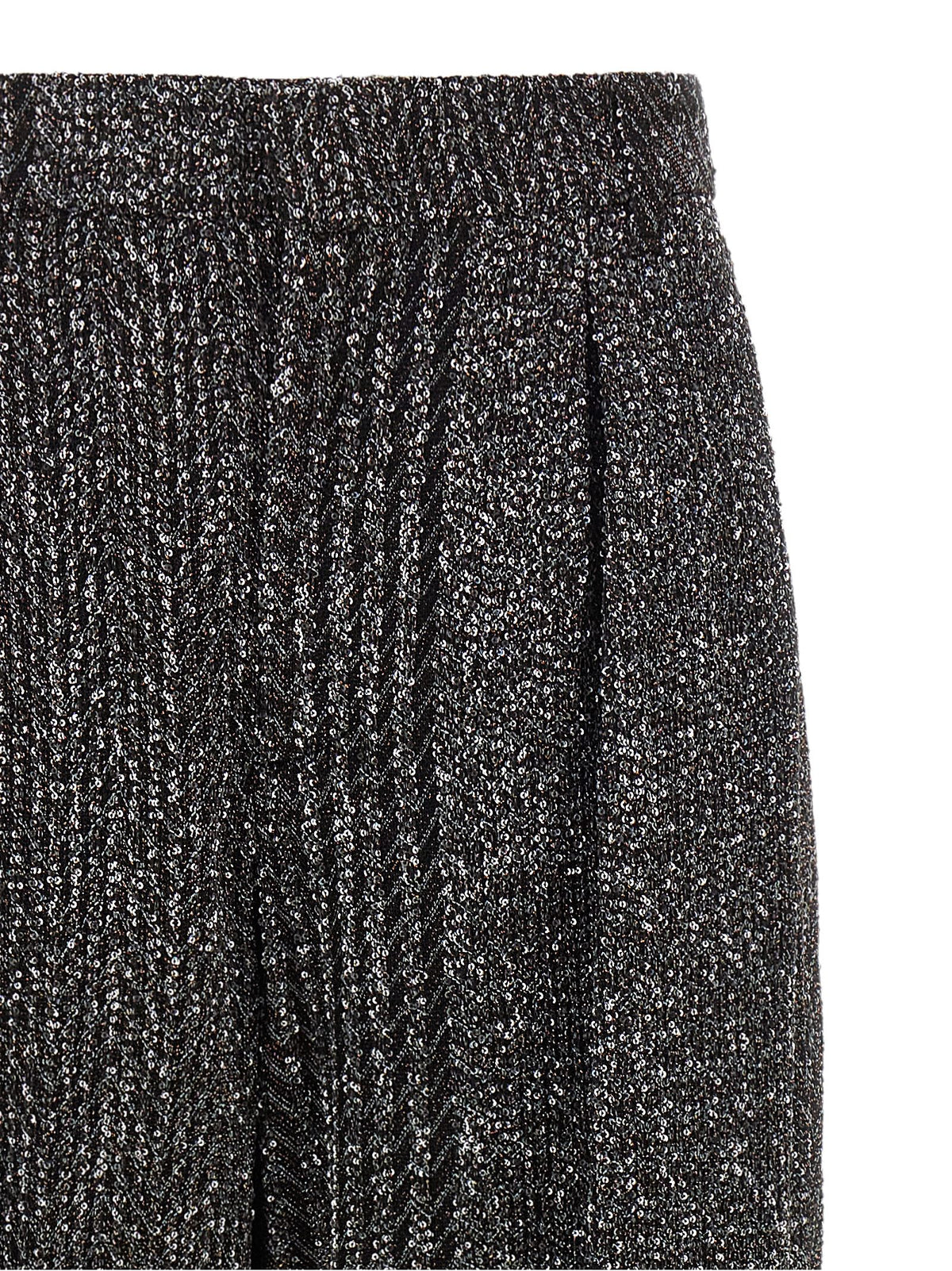 Missoni Schwarze Polyamid-Freizeithose