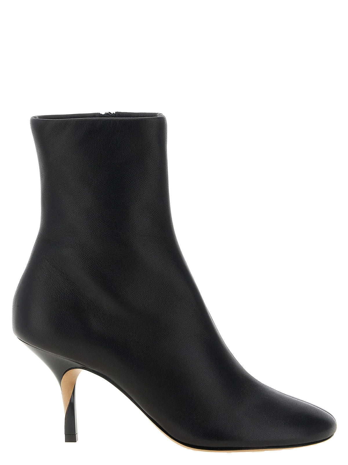 Jacquemus Schwarze Stiefeletten aus Lammleder