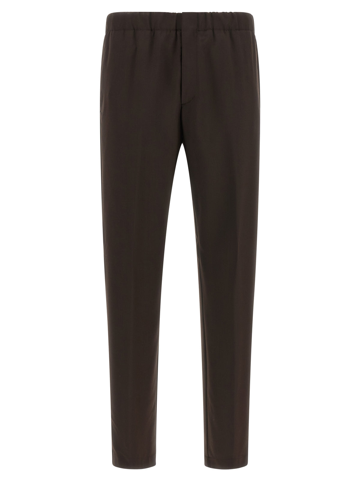 Lardini Braune Hose aus reiner Schurwolle