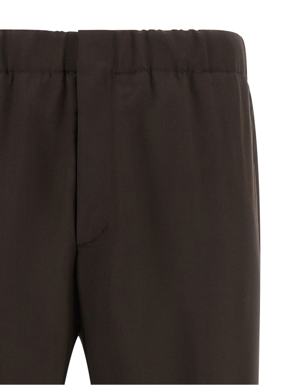 Lardini Braune Hose aus reiner Schurwolle