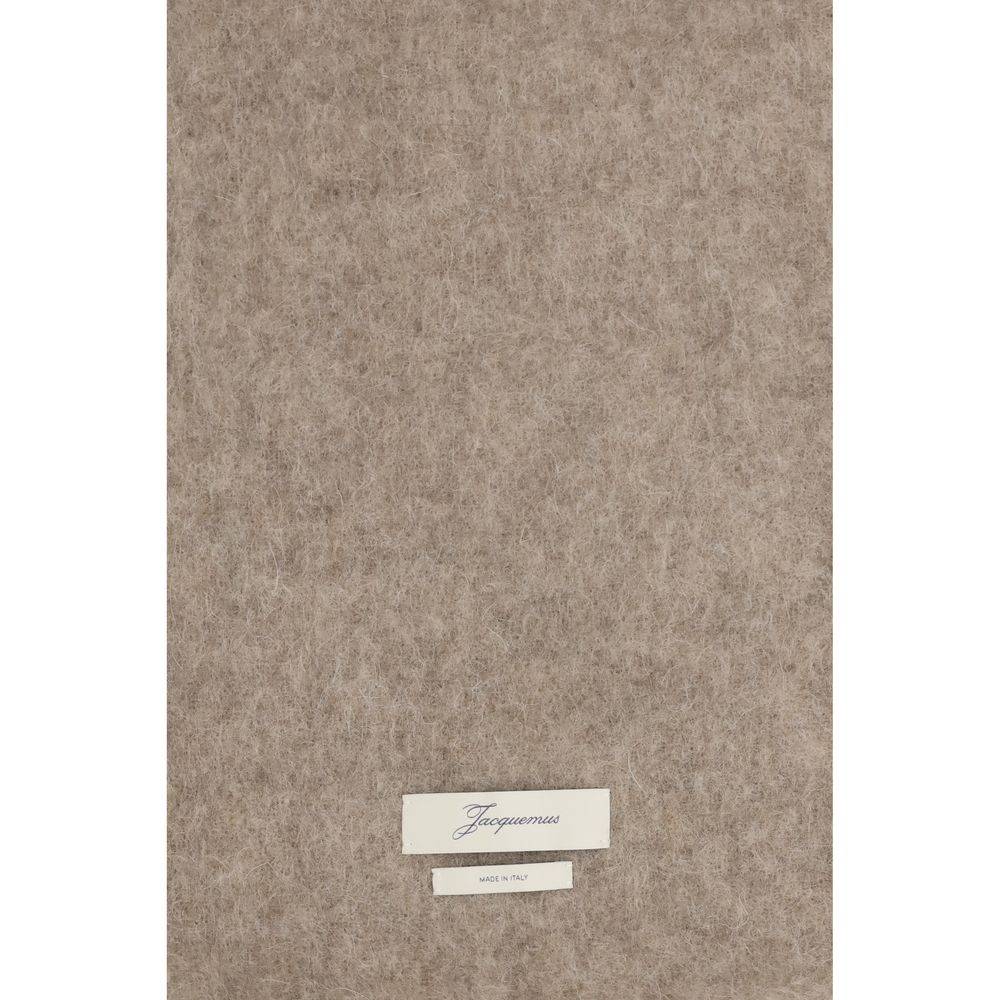 Jacquemus Beige Mohair Schal