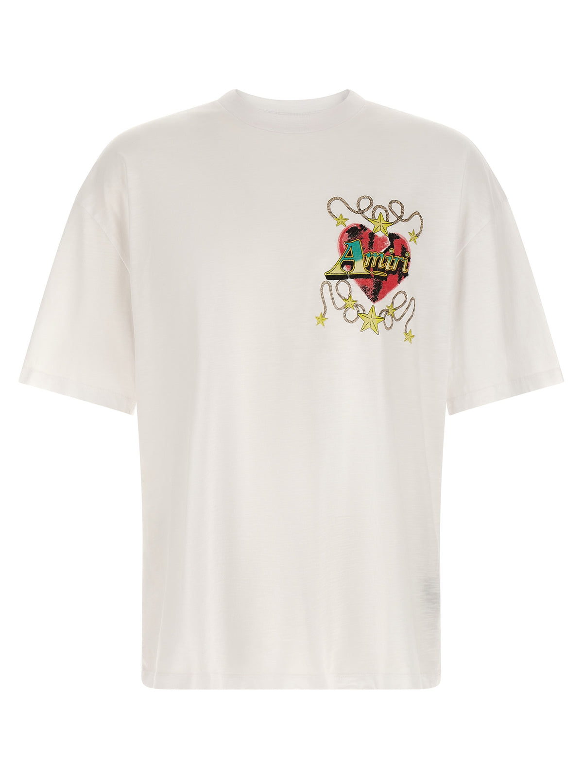 Amiri Weißes Baumwoll-T-Shirt