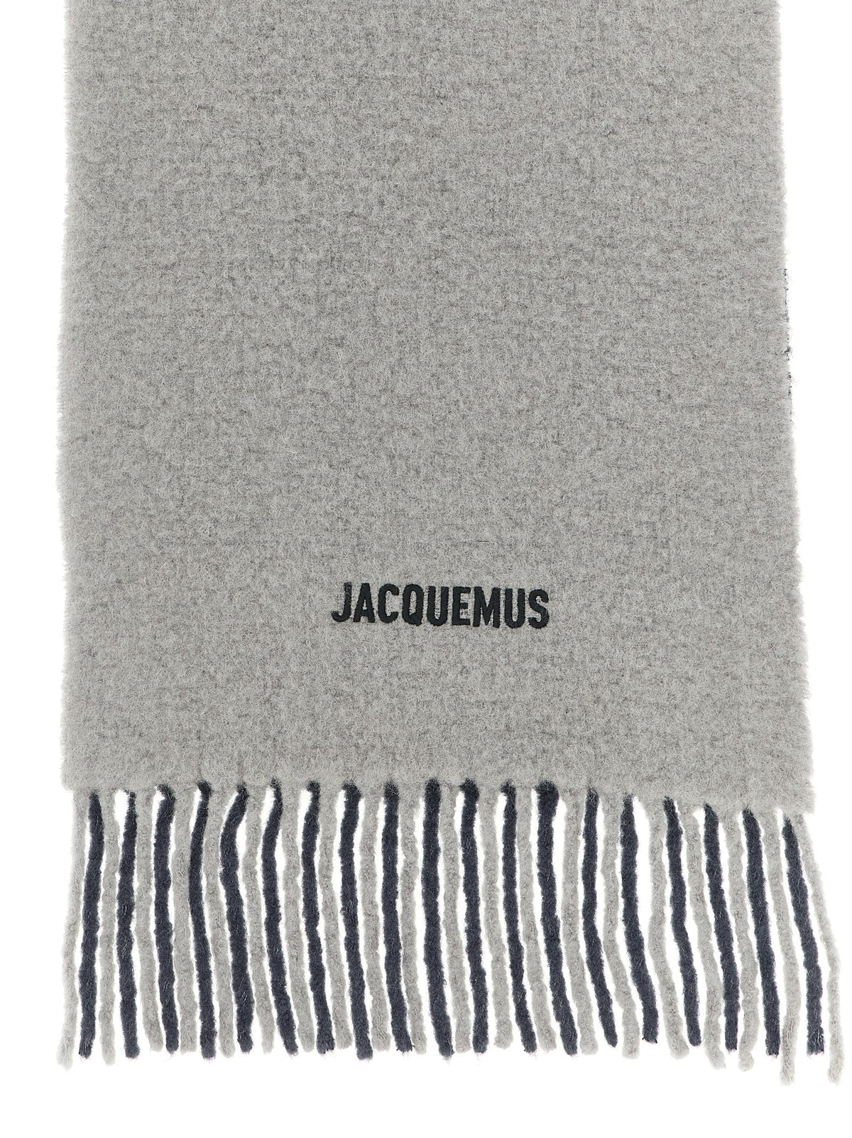 Jacquemus Grauer Wollschal