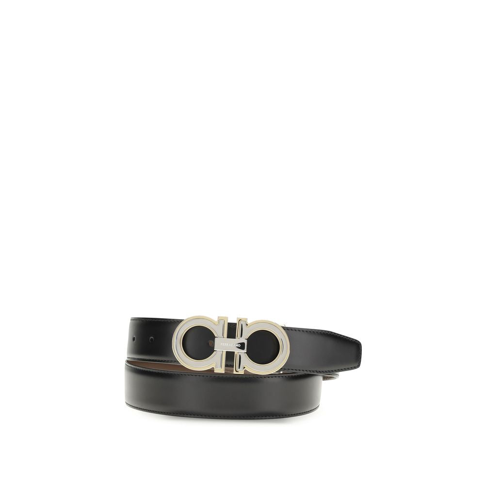 Ferragamo Multicolor Calf Leather Bos Taurus Regular Belt