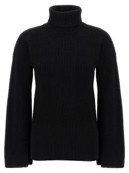 TOTEME Schwarzer Wollcardigan