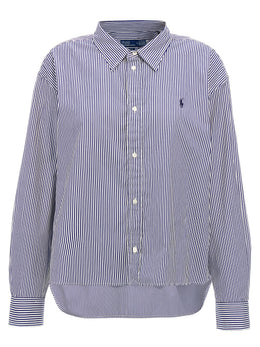 Polo Ralph Lauren Blaue Baumwollbluse