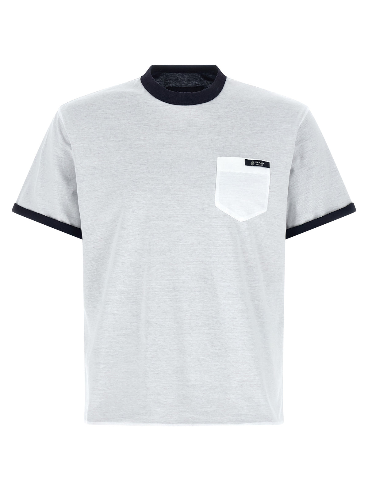 Prada Mehrfarbiges Baumwoll-T-Shirt