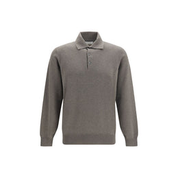 Brunello Cucinelli Braunes Kaschmir-Poloshirt