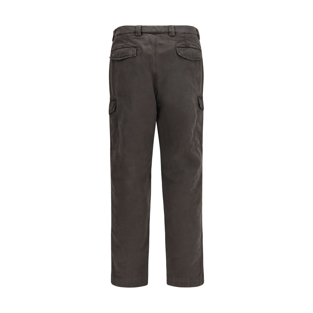 Brunello Cucinelli Braune Baumwollhose für die Freizeit