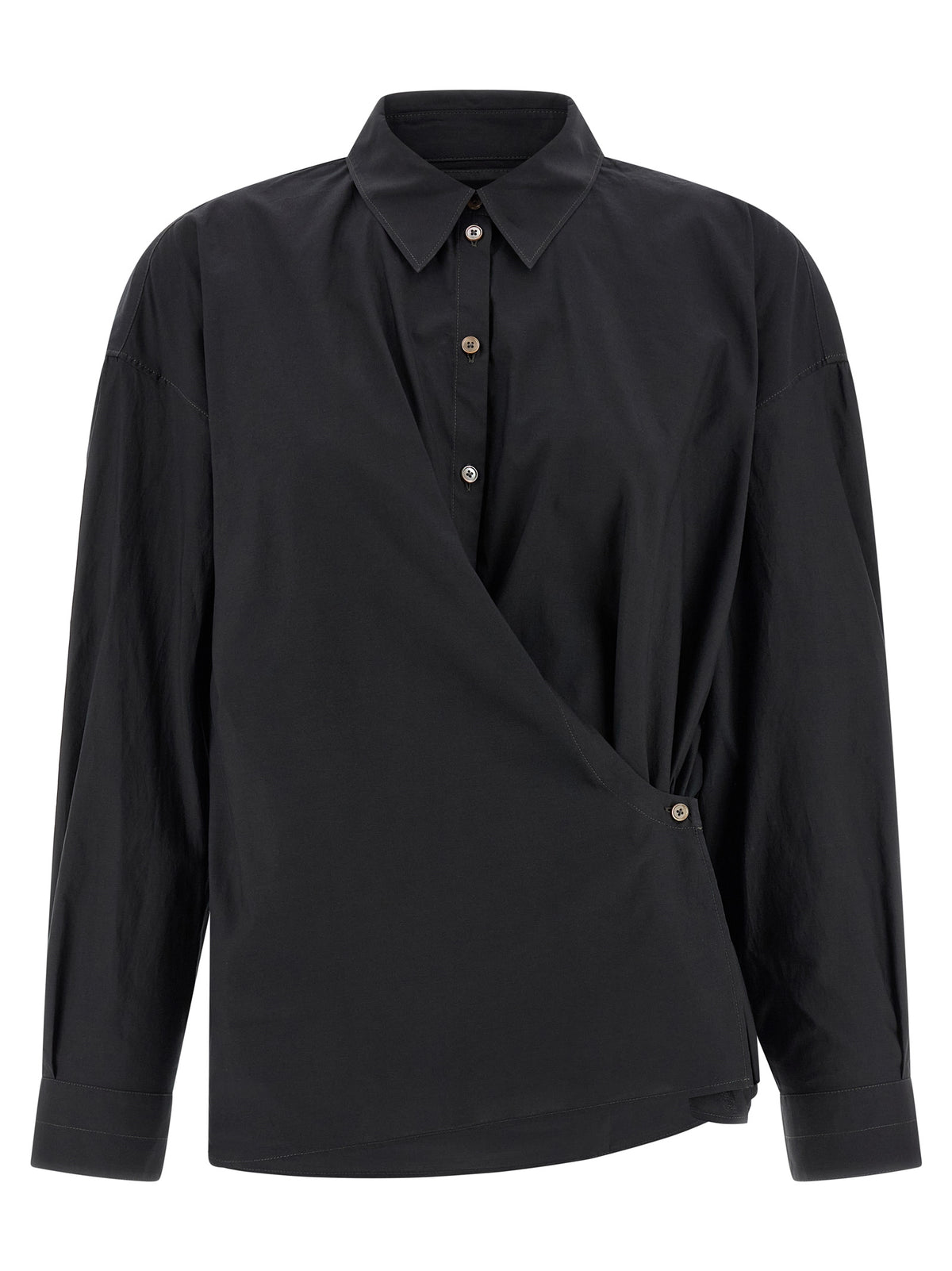 Lemaire Schwarze Baumwollbluse
