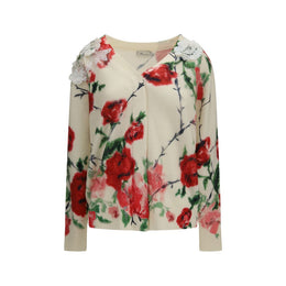 Blumarine Beige Woll Cardigan Oves Aries