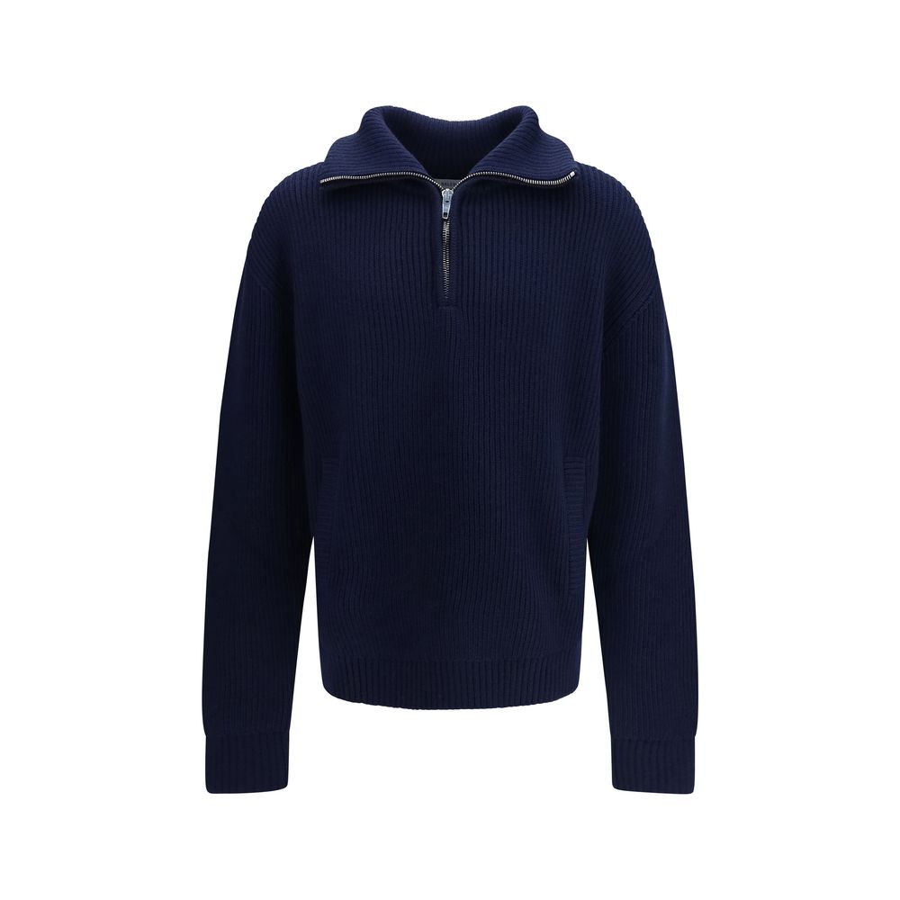 Balenciaga Blauer Wollpullover Oves Aries