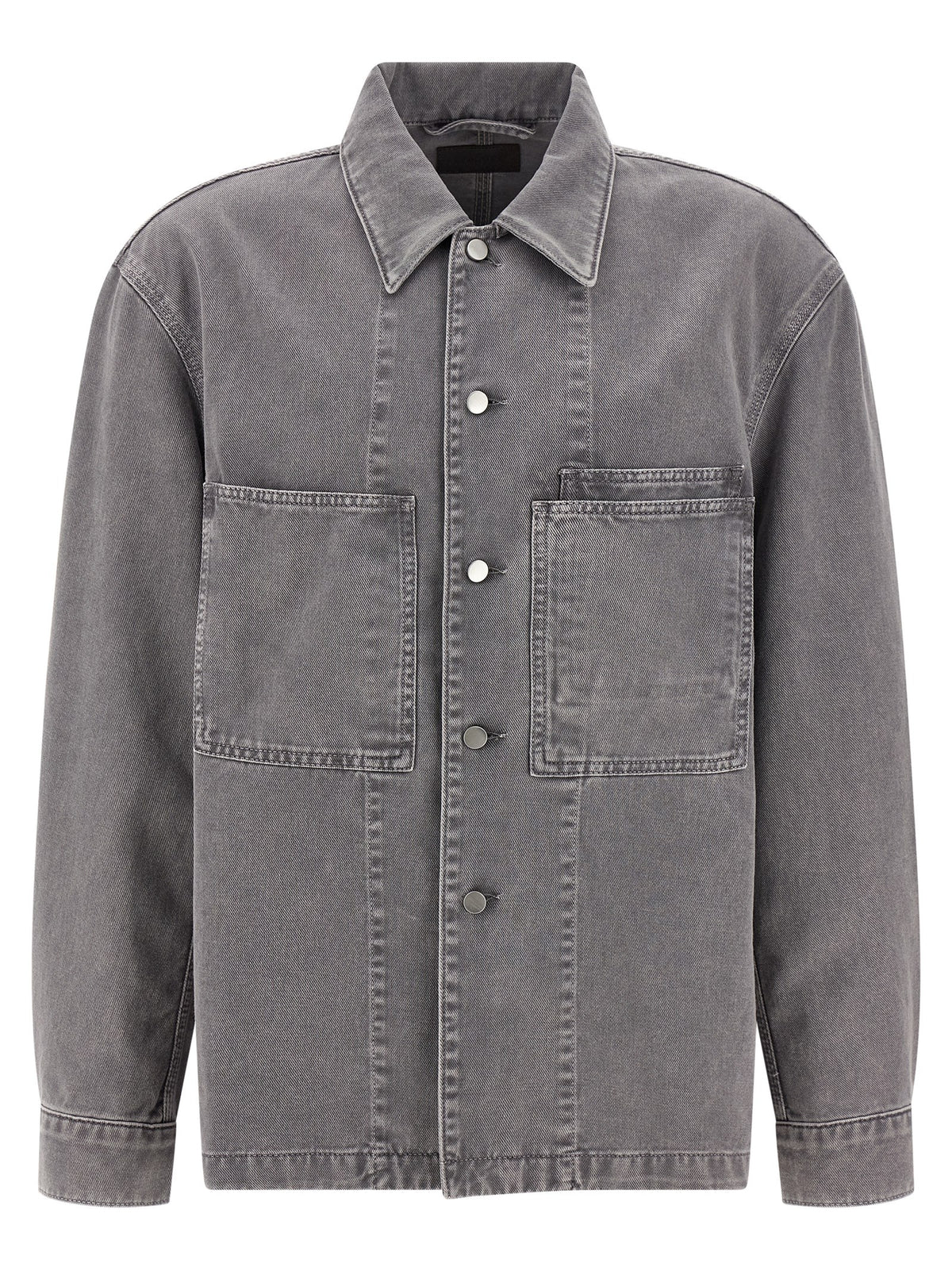 Lemaire Graue Baumwollbluse