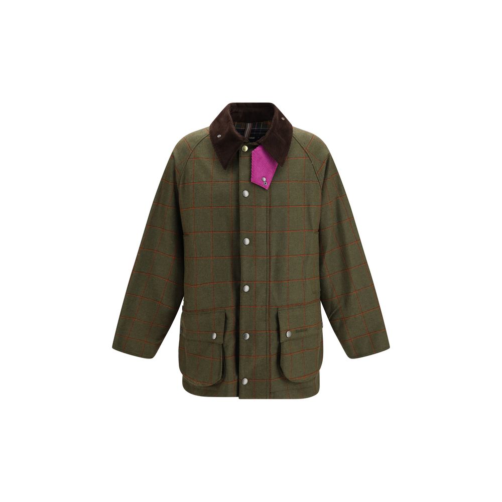 Barbour Zweifarbige Lammwolljacke Aries, durchgehend