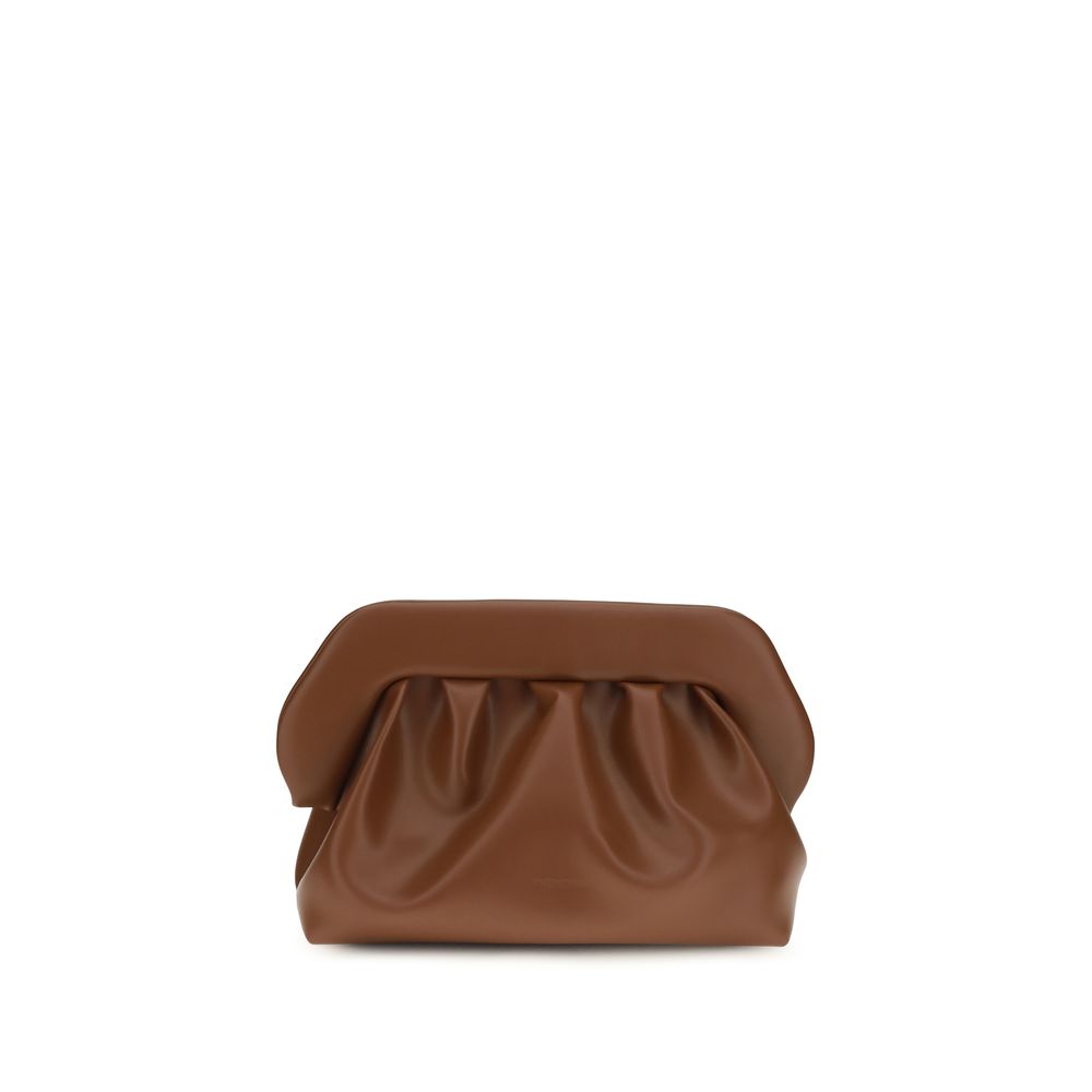 THEMOIRè Braune Clutch aus veganem Leder