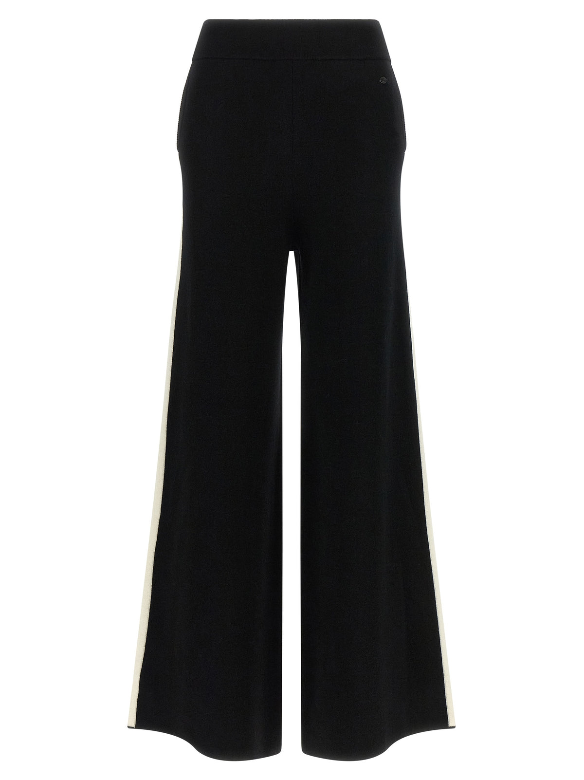 GOLDBERGH Schwarze Merino-Wolle Freizeithose