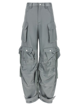 The Attico Graue Viskose Cargo-Hose