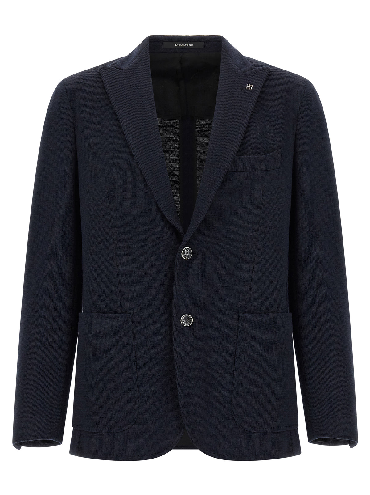 Tagliatore Blauer Blazer aus Polyester