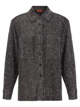 Missoni Graue Polyamid-Bluse
