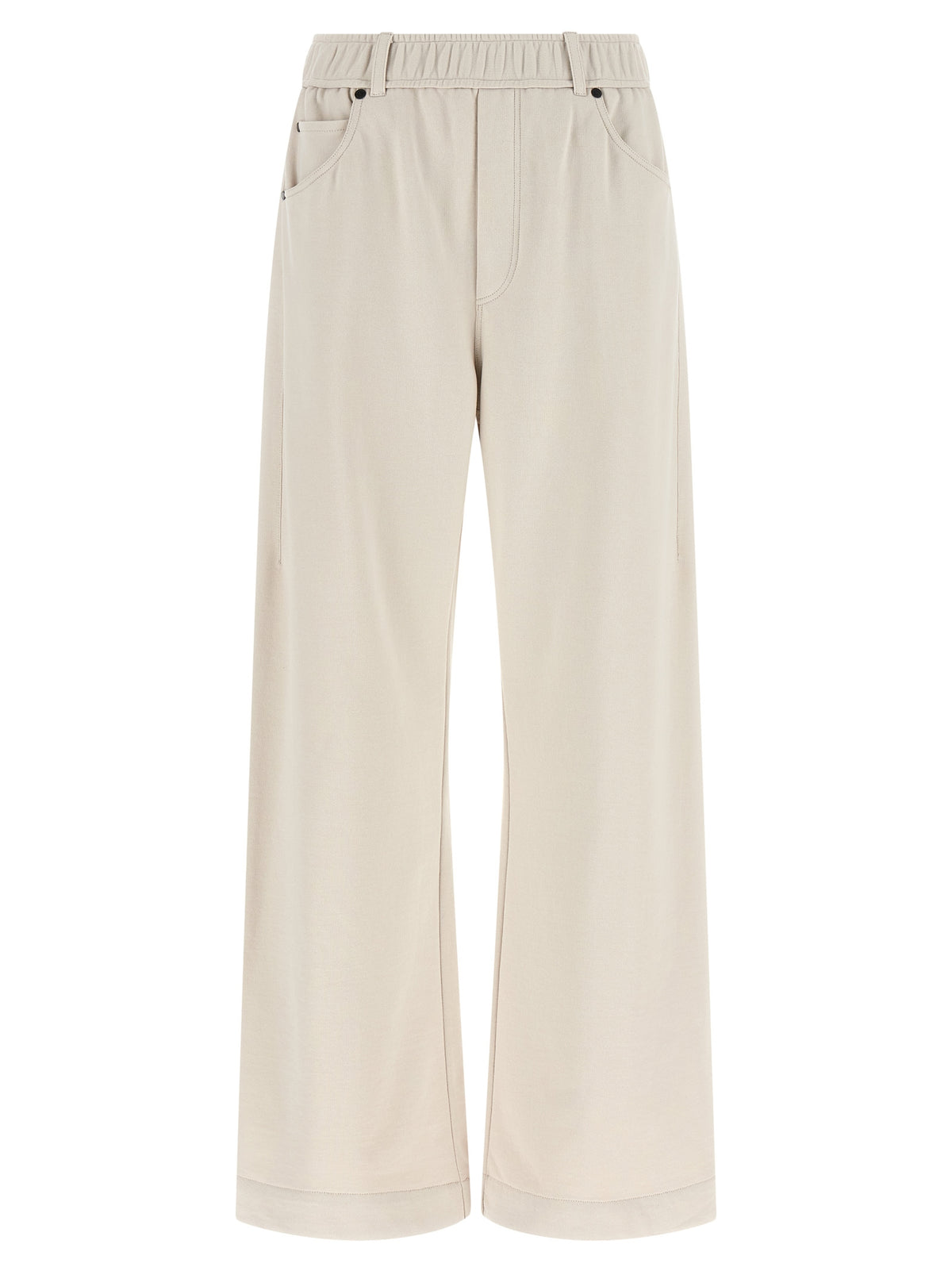 Brunello Cucinelli Beige Baumwoll-Sporthose