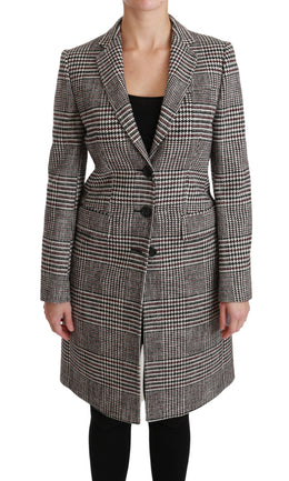 Dolce & Gabbana Multicolor Trench Knielange Jacke Mantel