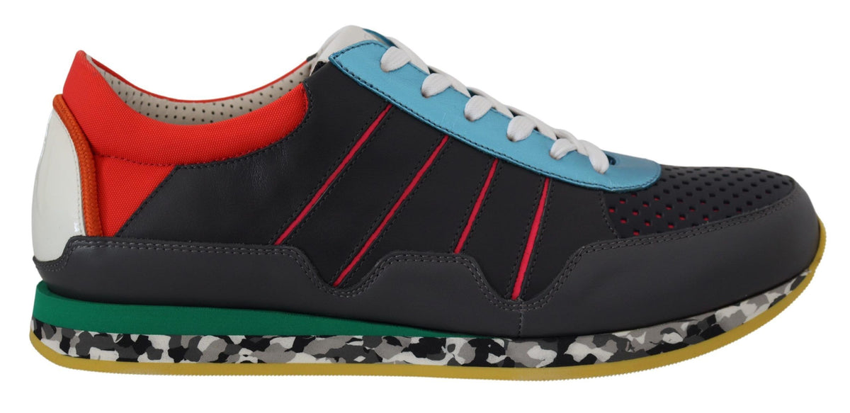 Dolce & Gabbana Multicolor Sport Low Top Schuhe Turnschuhe