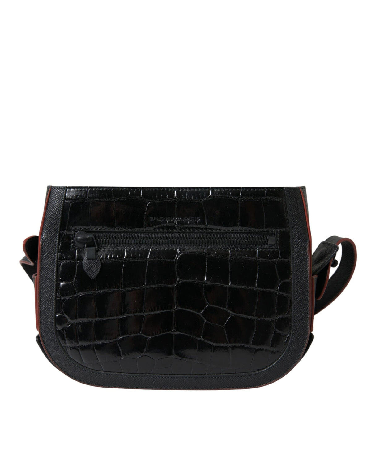 Balenciaga Schwarze Exotenleder Schulter Crossbody Kameratasche