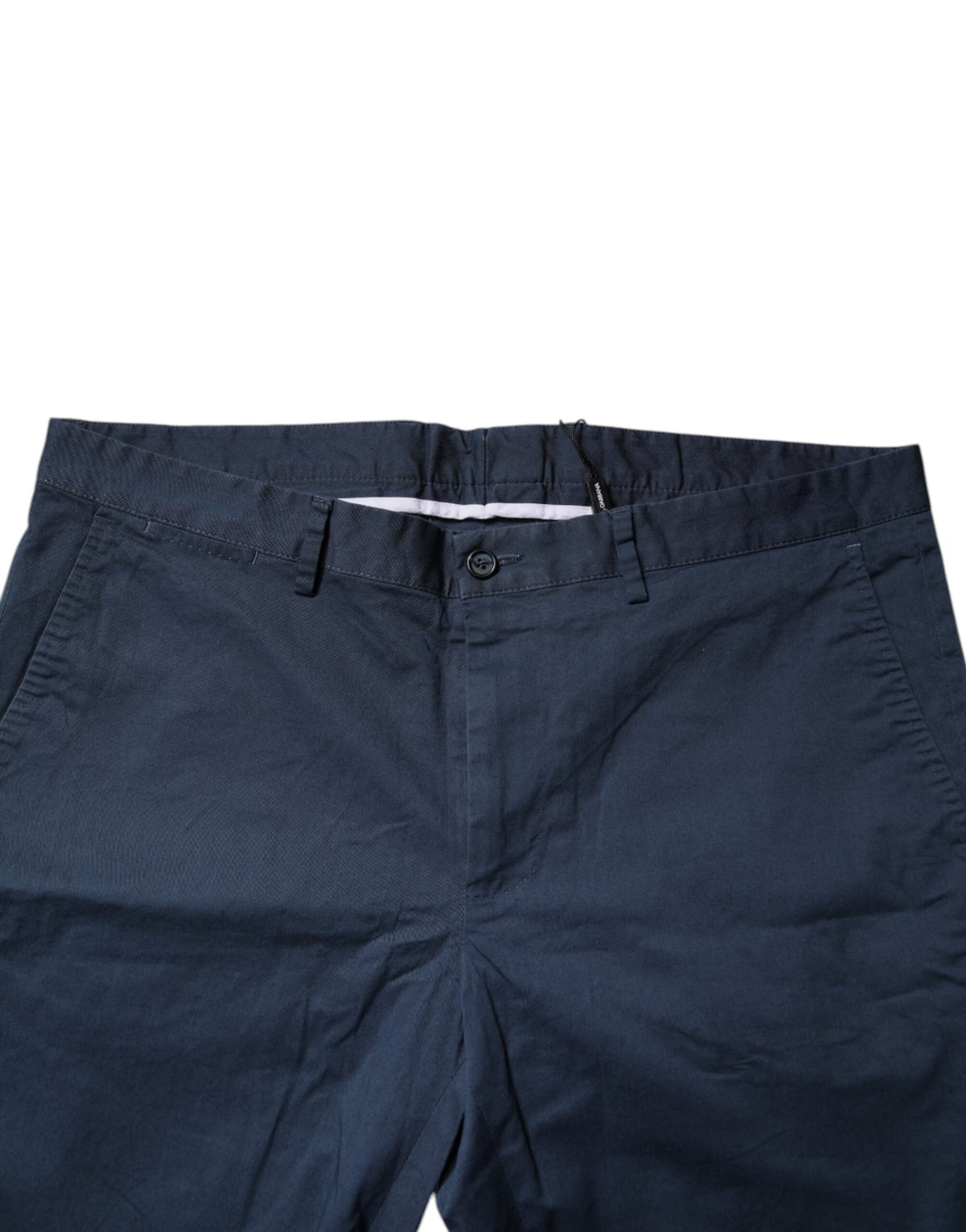 Dolce & Gabbana Blaue Bermuda-Shorts aus Baumwolle mit mittlerer Taille für Männer