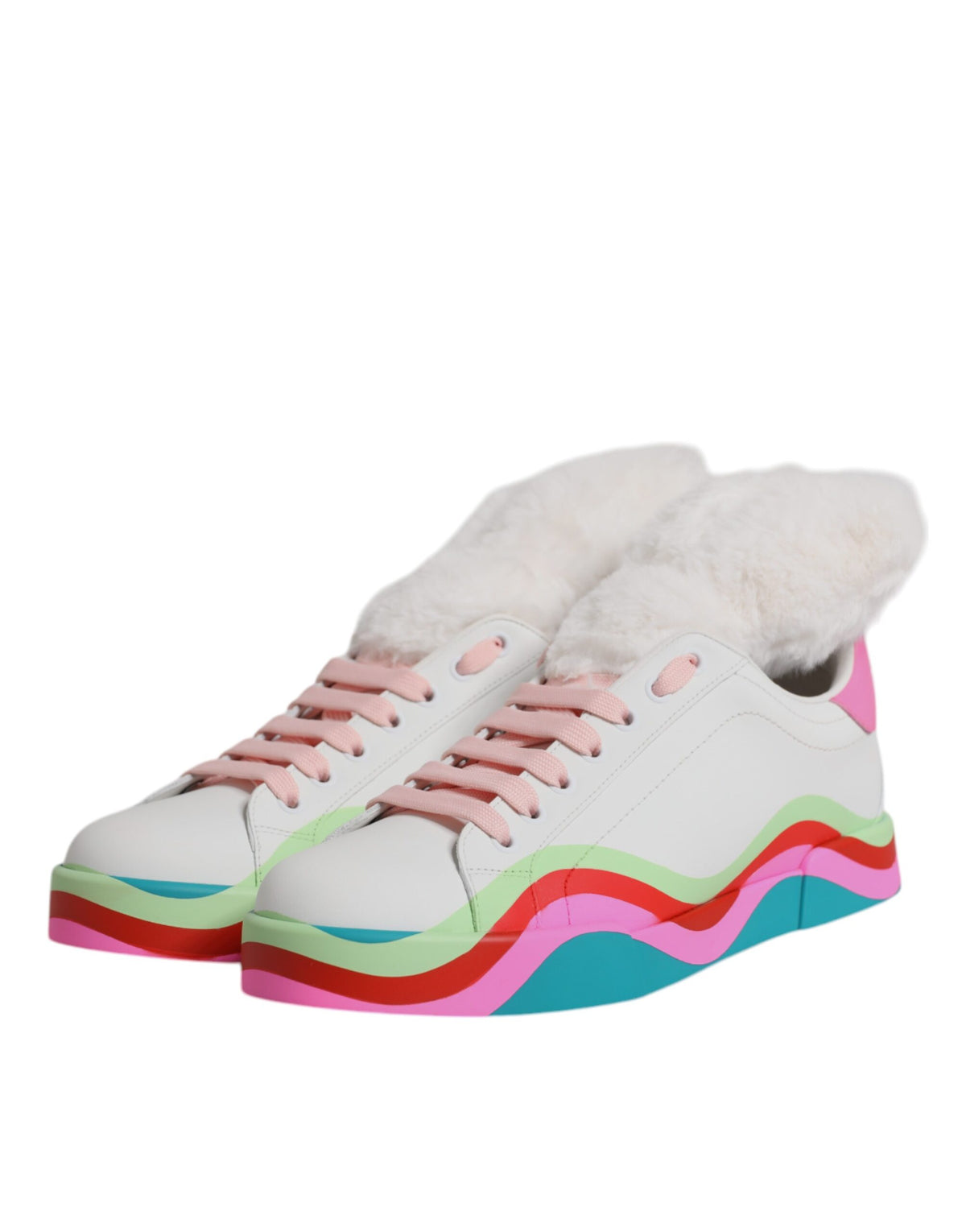 Dolce & Gabbana Multicolor Low Top Trainer Turnschuhe Schuhe