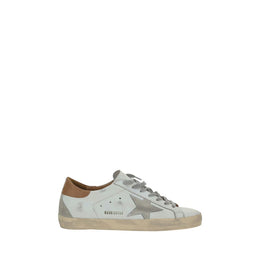 Golden Goose Weiße Leder Superstar Sneaker
