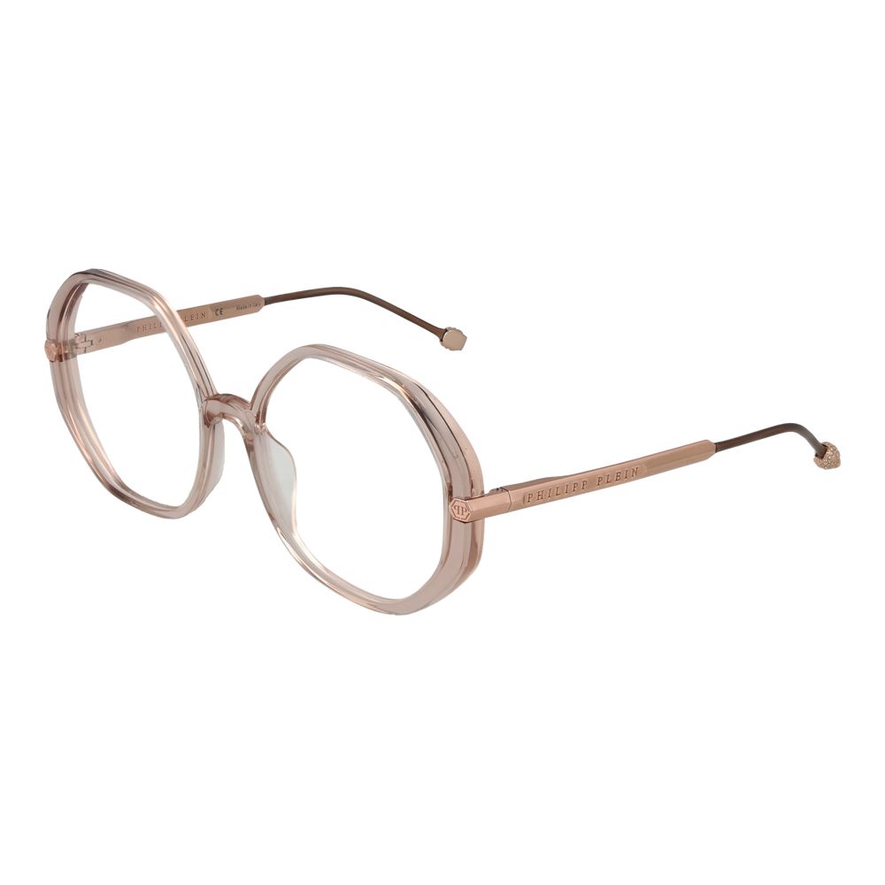 Philipp Plein Rosa Cellulose-Acetat-Brille (Gestell)