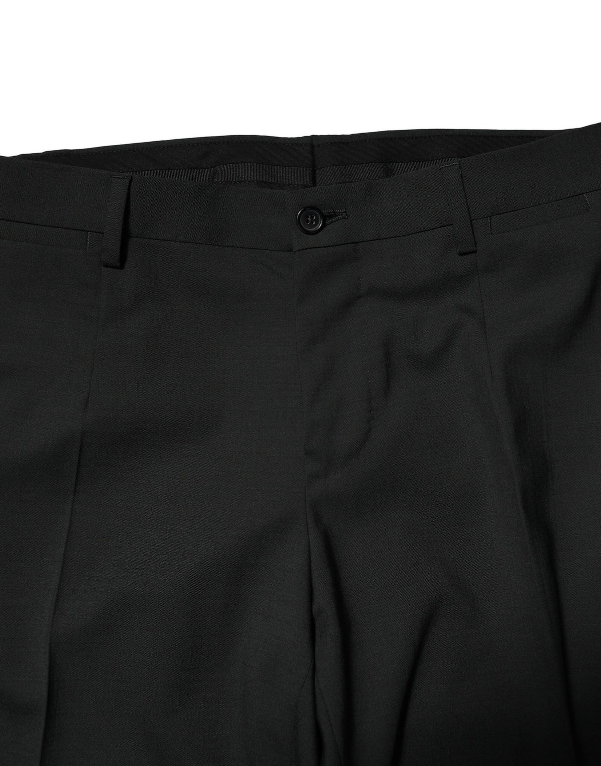 Dolce & Gabbana Schwarzer einreihiger Anzug aus Wolle (2 Teile)