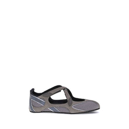 The Attico Graue Polyethylen-Ballerinas