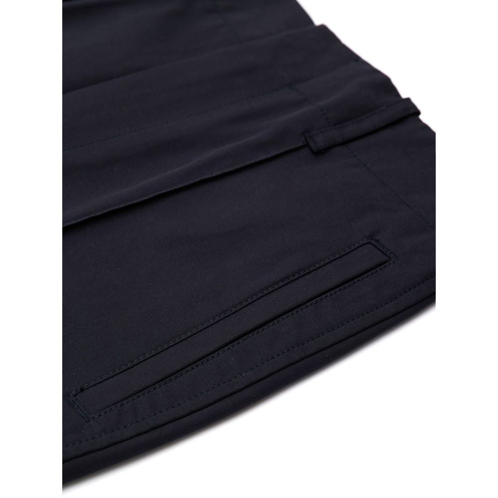 Bottega Veneta Marineblaue Baumwollhose